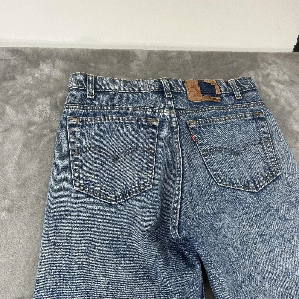 Levi's 505 Jeans Mens 30x32 Blue Med Wash Regular Straight Denim Pants Casual